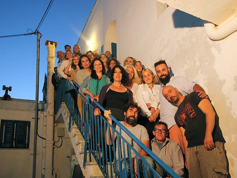 Zig Zag Festival 2022 Group photo with artists, curators, organisers